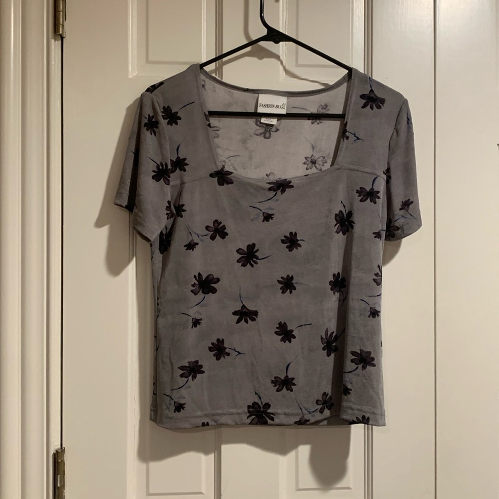 Flower Print Women’s Top
